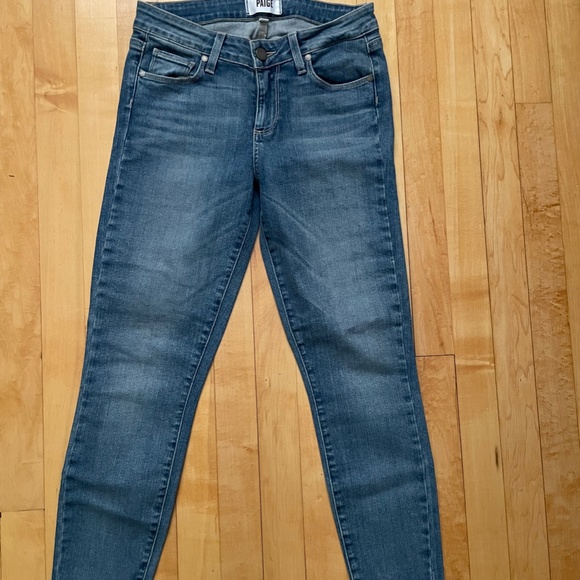 NWT Paige Verdugo Crop Mid Rise Ultra Skinny size 27 - Picture 2 of 5